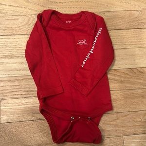 Vineyard Vines size 3-6months new without tags never worn red onesie